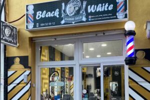 Black And White Barber Shop