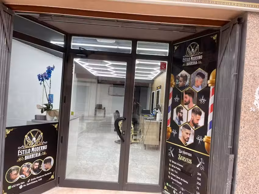 Estilo moderno barberia