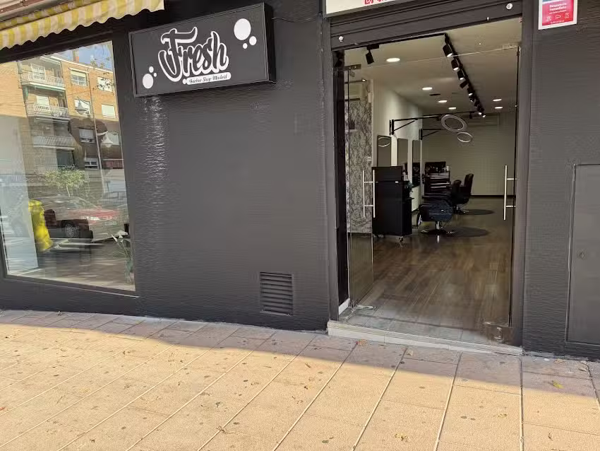 Fresh barber shop Madrid Barber&iacute;a&peluqueria masculina