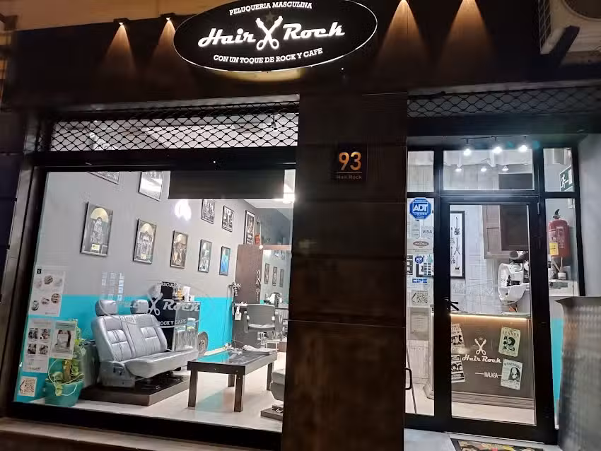 Hair Rock &ndash; Barber&iacute;a, peluquer&iacute;a masculina, est&eacute;tica.