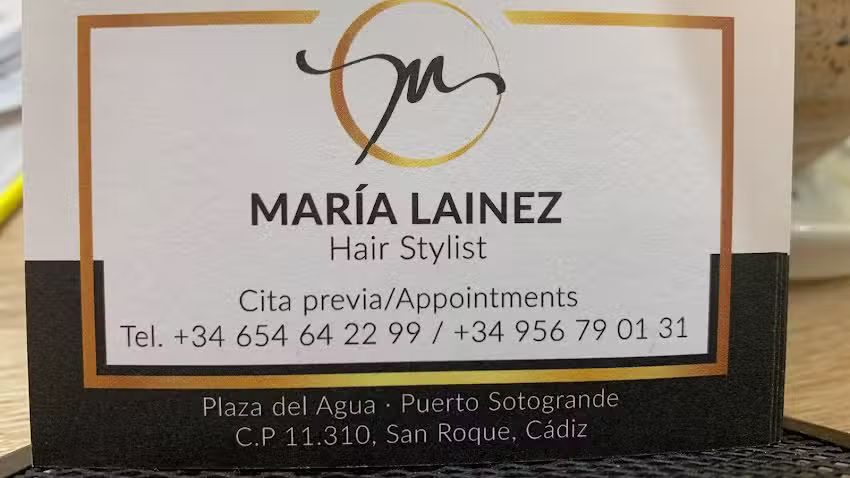 María Lainez Hair Stylist Sotogrande