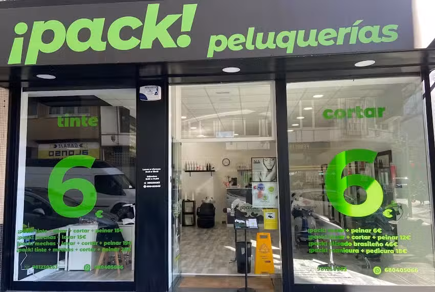 ¡pack! peluquerías