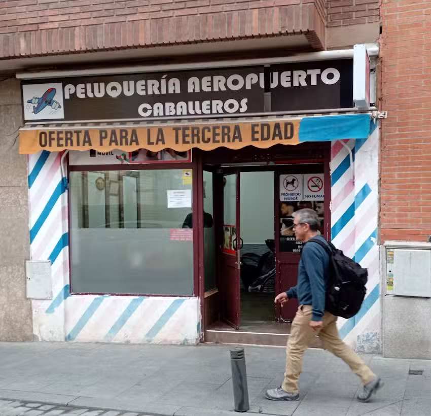 Peluquer&iacute;a Aeropuerto de caballeros