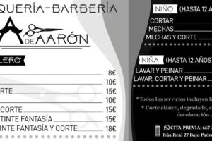 Peluquería Barbería A De Aarón