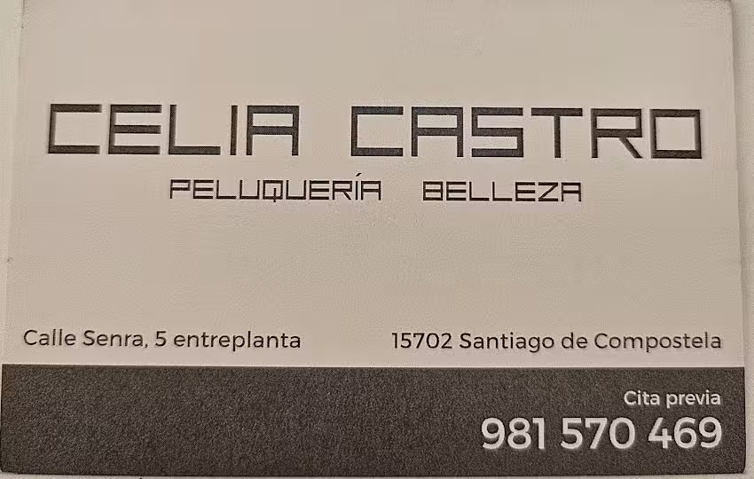 Peluquer&iacute;a &ndash; Belleza Celia Castro