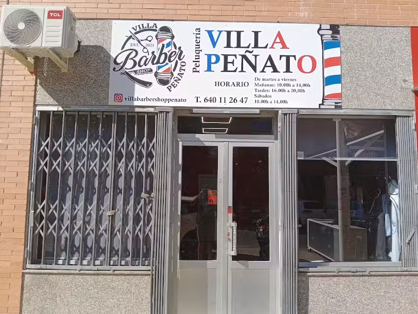 Peluqueria de caballero villa barbershop pe&ntilde;ato