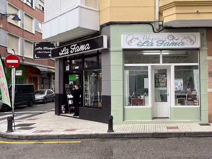 Peluquer&iacute;a LA FAMA SANTO&Ntilde;A