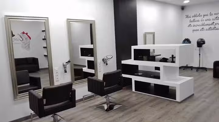 Peluquería lienzo