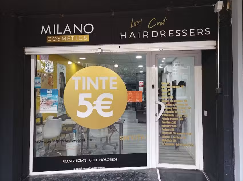 Peluquer&iacute;a milano cosmetics hairdresser
