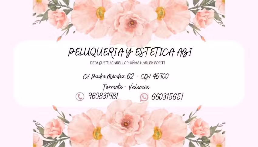 Peluquer&iacute;a y est&eacute;tica Abi