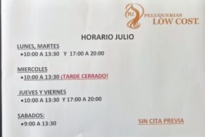 Peluquerías low cost