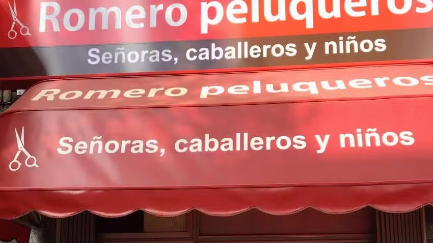 Romero Peluqueros Caballeros Se&ntilde;oras Ni&ntilde;os