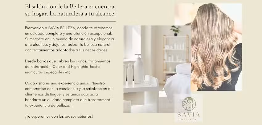 SAVIA Belleza Peluquer&iacute;a y Est&eacute;tica