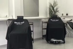 Skull cut barber shop
