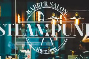 Steampunk Barber Salon