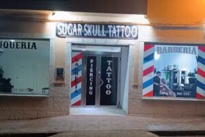 Sugar skull barber shop