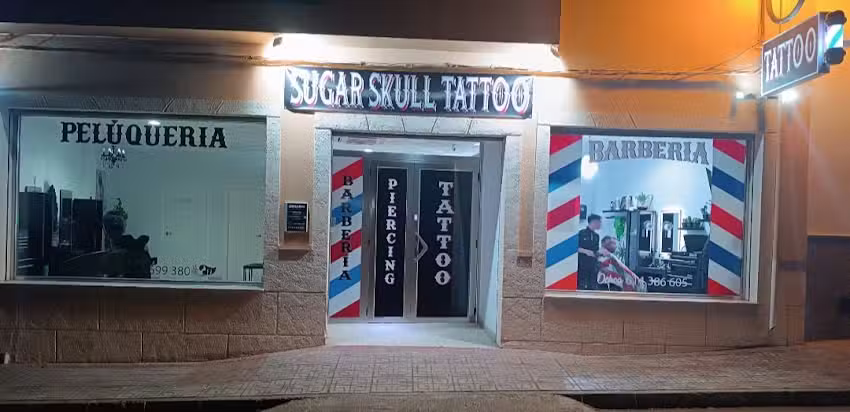 Sugar skull barber shop
