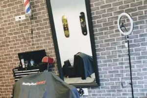 The barber Fede barrones