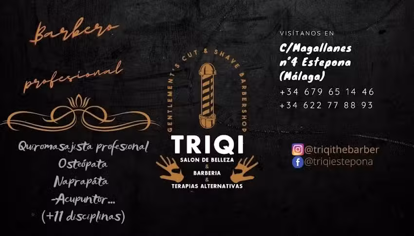 Triqi Barberia, Masajes y Estetica