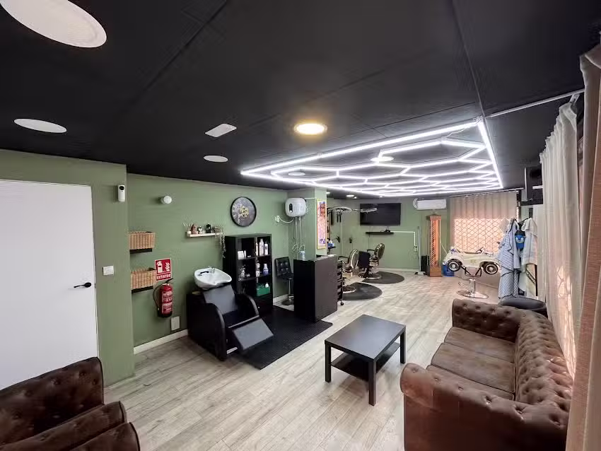 Vintage barber lounge